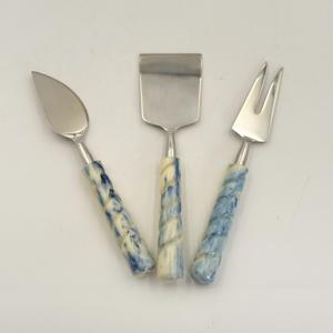 Juego de Quesos de Acero Inoxidable 202 Más Popular con Mango de Resina, Cubertería de Acero Inoxidable para el Hogar, Hotel, Restaurante, Juego de Cubiertos, Herramienta para Cortar Queso - Product Image 4