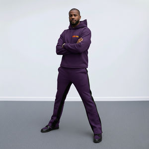 Survêtement complet pour homme, streetwear, imprimé, logo personnalisé, respirant, hiver, violet, pull-over - Product Image 4