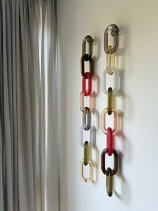Sculpture artistique en résine, forme irrégulière, multicolore, pièce d'art moderne, décoration d'intérieur, artisanale, imperméable, faite à la main - Product Image 6