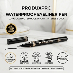Proveedor Mayorista, Producto Más Vendido, ProduxPro, Delineador de Ojos Cosmético a Prueba de Agua con Certificación Halal/GMP/ISO, Ingredientes Personalizados - Product Image 2