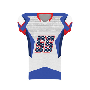 <b>Hot</b> Sale OEM Service Best Design American Football Uniforms Set Lightweight Short Sleeve Breathable American Football Uniform - Product Image 3