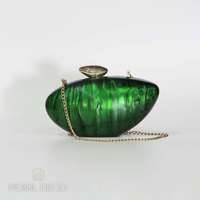 Pochettes et sacs à main tendance en résine époxy effet métallique brillant pour femme, idéaux pour les soirées et mariages, par UO