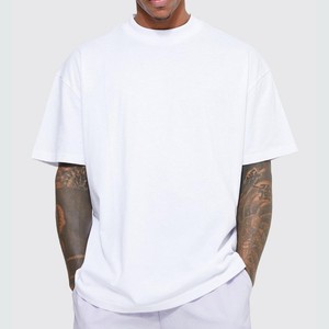 เสื้อยืดคอตตอนถักแบบสวมใส่สบายสำหรับผู้ชายและผู้หญิง ทรงโอเวอร์ไซส์  แบบเรียบ  แห้งเร็ว ระบายอากาศได้ดี มีไซส์พลัสไซส์ให้เลือก  รับสกรีนลายแบบซับลิเมชั่น - Product Image 4