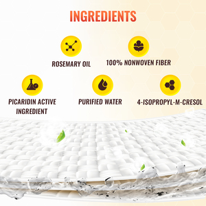 Lingettes nettoyantes pour bébé, fabriquées à partir de tissu spunlace, avec des qualités naturelles anti-moustiques. - Product Image 2