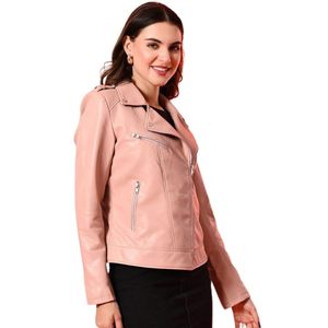 High Quality Premium Modern Design Women Genuine <b>Leather</b> Jacket Fashionable Full Fit Women <b>Leather</b> Jacket - Product Image 5