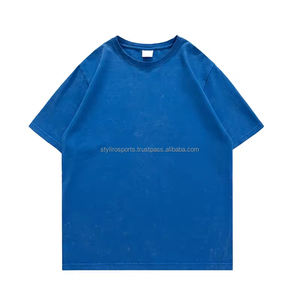 เสื้อยืดลายกราฟฟิกลายแอซิดสำหรับผู้ชายเสื้อยืดผ้าฝ้ายพิมพ์ลายวินเทจโอเวอร์ไซส์ออกแบบโลโก้ได้ตามต้องการ - Product Image 6