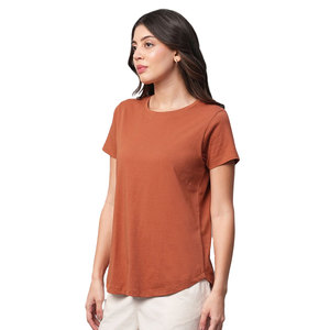 Camiseta de Mujer Holgada y Moderna, de Material Ecológico, Natural, Suave, Transpirable y Fresca, Esencial para el Verano - Product Image 3
