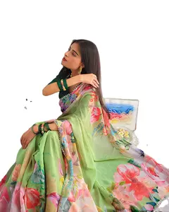 Sari para mujer, ropa de boda, ropa de fiesta, Sari, función india, Sari