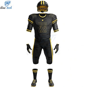 Custom American Football Sports Uniform Sublimated Short Sleeve Jersey Pants Set for Professional Teams - Product Image 3