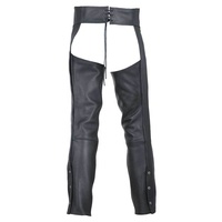Chaps en cuir respirants pour hommes, style sportswear, grandes tailles US, en cuir noir de luxe, pour la moto, la mode et les clubs d'automobile