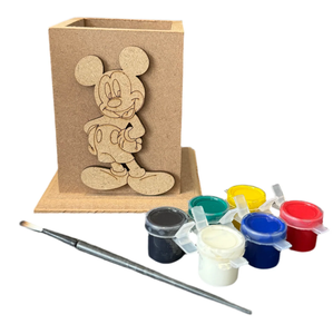 Portalápices de MDF, Portalápices Promocional con Diseño de Mickey Mouse, Portalápices Ecológico de MDF en Oferta, Portalápices para Estudiantes - Product Image 1