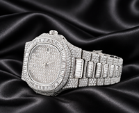 Montre de luxe pour femme à quartz, bracelet en acier inoxydable, fermoir caché, chiffres arabes analogiques, saphir, 20 mm