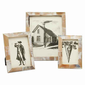 Cadre photo en corne de boeuf vintage unique pour la décoration intérieure Cadres photo de salon de Falak World Export - Product Image 3