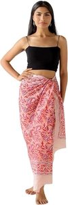 Sarong en mousseline transparente pour femme, prêt pour les vacances, idéal pour la plage - Product Image 3