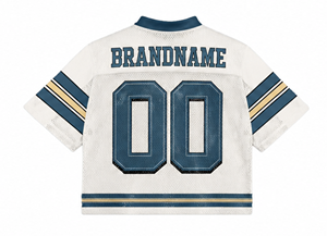 OEM Custom High Quality Polyester <b>Mesh</b> Retro Soccer American Football Jersey Oversized Boxy Shirt Cropped <b>Plus</b> <b>Size</b> Summer - Product Image 4