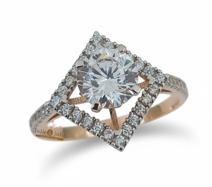 Bague en or 22 carats, finition brillante, pour femme, idéale pour les cérémonies de fiançailles, les mariages, les anniversaires. - Product Image 2