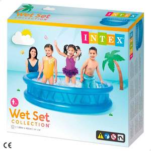 Piscina Inflable de PVC de 188x46cm, 790L, Capacidad de 100-500kg, Instalación Acuática de Entretenimiento al Aire Libre para 5-10 Personas - Product Image 3