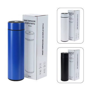 Thermos intelligent avec affichage LED de la température, 500 ml, isolation thermique de 12 à 24 heures, finition douce au toucher - Product Image 2