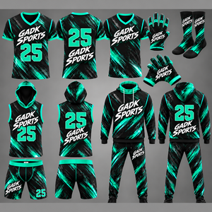 Nuevo uniforme de fútbol 7v7 personalizado de poliéster a la venta, último modelo de moda, nuevo estilo de uniforme 7 contra 7 para equipos deportivos. - Product Image 1