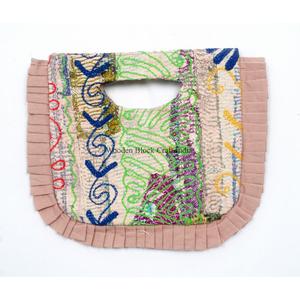 Fashionable Bohemian Style Designer Women kantha Clutch Messenger Shoulder Bag Handmade Lightweight Large Travel Daily - Product Image 6