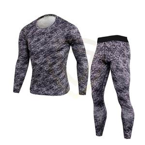 Conjunto Deportivo de Compresión de 2 Piezas para MMA, Ajuste Ceñido, Capa Base Deportiva, Traje de Compresión de Alto Rendimiento y Alta Elasticidad - Product Image 1