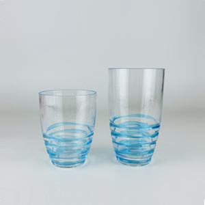 Vente en gros de gobelets en plastique vintage de 20 oz, rose, à motifs tourbillonnés, résistants aux chocs, pour les fêtes, les restaurants, l'usage domestique - Product Image 4