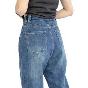 Vêtements pour femmes 2024 le plus élégant respirant ample droite Denim jean femmes américain rétro robes décontractées robes pour femmes - Product Image 6