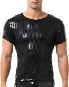 High Quality Genuine Leather Customized Breathable Embroidered Satin Woven Men's Plus Size Casual <b>Shirts</b>-Good Price - Product Image 6