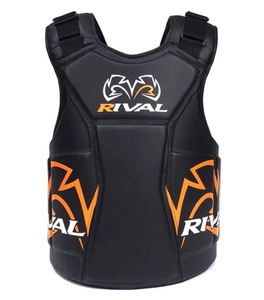 Protection corporelle RIVAL en PU, protège-ventre pour arts martiaux adultes avec logo orange, cadre en acier à haute teneur en carbone, siège réglable - Product Image 1