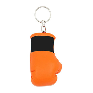 Porte-clés mini-gant de boxe en cuir artificiel, breloque de voiture, cadeau MMA, porte-clés personnalisé, finition créative - Product Image 4