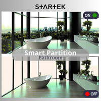 Modernes selbst klebendes PVC Electric Smart Opaque Badezimmer glas Dekoratives Finish Essential für moderne Badezimmer-Dekor folien