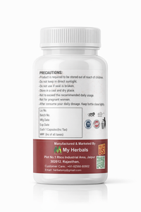 Capsules d'extraits végétaux : Arjun, Brahmi, Ail, Amla – Poudre d'extrait botanique 500mg, 60 capsules – Mélange d'herbes en vrac - Product Image 2