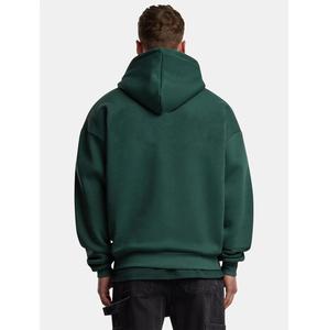 <b>Men's</b> Oversized <b>Black</b> Pullover Hoodie Casual Fleece <b>Sweatshirt</b> Solid Color Hooded Regular Fit Winter Wear 100% Cotton <b>Plain</b> Dyed - Product Image 6