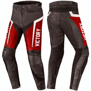 Pantalones de Cuero Personalizados para Motociclismo 2026, Pantalones de Protección para Motociclistas, Pantalones de Motocross - Product Image 4