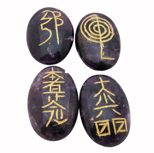 Gemstone Scolosite Engraved Reiki Worry Stone Oval <b>Set</b> Waterproof Feng Shui for Healing Wholesale Buy Online Amayra <b>Crystals</b> - Product Image 6