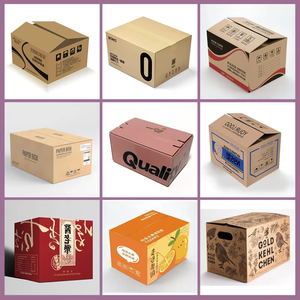 Customizable Corrugated <b>Cardboard</b> Box Customer Logo Printing Rectangle Slotted Design Ngoc Anh Brand for Gift Craft Packaging - Product Image 3