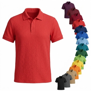 Chemise à manches longues boutonnée 100 % haute qualité, chemisier texturé décontracté, haut léger et doux pour le bureau, polos - Product Image 1
