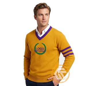 TRÉAUX GÉNÉRAUX GÉNÉTIQUES Personnalisés Omega |   Cardigan d'hiver en acrylique tricoté et brodé pour fraternité, haute qualité, respirant, pour hommes Phi - Product Image 1