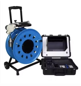 Cámara de inspección de pozos de agua con superposición de texto y contador de metros para registro de profundidad, proveedor de exportación - Product Image 4