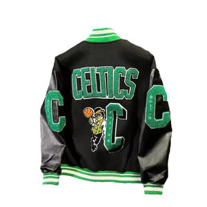 Chaqueta de grafiti para hombre Chaqueta de béisbol Venta al por mayor Venta caliente Personalización Bordado Béisbol Letterman Varsity chaqueta para hombres - Product Image 3