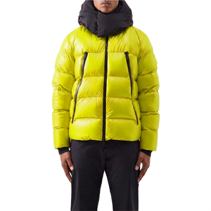 Chaqueta Bomber Roja para Hombre con Logotipo Frontal, Resistente al Viento, Rellena de Plumón, con Cierre, Informal, de Invierno, con Exterior de Poliéster, Estilo Urbano - Product Image 5