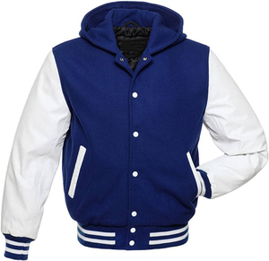 New Wholesale Customizable High Street Canvas Reversible <b>Waterproof</b> Vintage Varsity <b>Jackets</b> Unisex <b>Winter</b> Season Breathable - Product Image 3