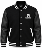 Vestes de sport pour hommes personnalisées, broderie de patchs en chenille, logo personnalisé, haute qualité, faible MOQ, vente en gros, OEM.
