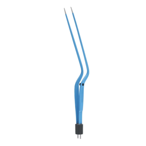 Azicon's American Hardy Bayonet Angled Bipolar Forceps - Autoclavable Offset Bipolar Forcep with Angled Tips & Standard US 2-Pin - Product Image 6