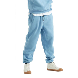 Pantalones Jogger de Algodón para Hombre, Estilo Baggy, Corte Recto, Cintura Elástica Media, con Logotipo Personalizado, Servicio OEM, Estilo Casual - Product Image 1