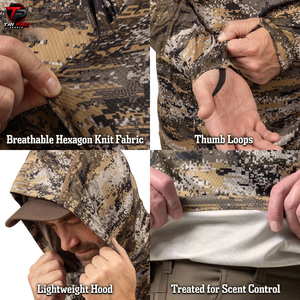 Sudadera con Capucha Táctica Térmica para Hombre, Diseño de Camuflaje Digital Desértico, Forro Polar Grueso, Ideal para Caza - Product Image 6