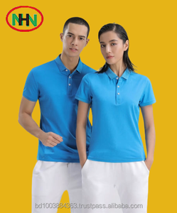 Vente en gros en ligne de polos de golf pour hommes en coton 100% uni, légers, de couleur unie, uniformes, hauts, automne/hiver, Bangladesh - Product Image 6