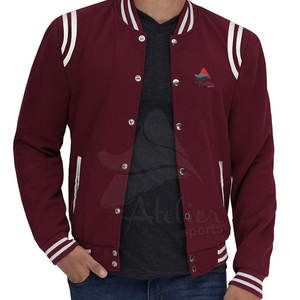 Men Letterman <b>Jacket</b> Button Front Casual Streetwear Fashion Mens Letterman <b>Jacket</b> Outerwear Daily Wear <b>Smart</b> Urban Style - Product Image 3