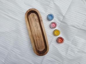 Cuencos de Madera Rectangulares Hechos a Mano al por Mayor y Recipientes Personalizados para Velas para Halloween y Navidad |   Fabricante OEM - Product Image 1