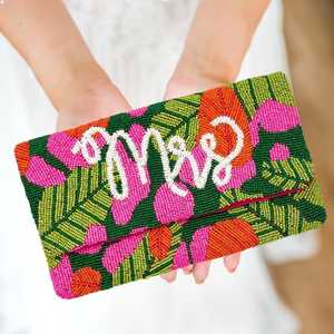 กระเป๋าคลัทช์ประดับลูกปัด ดีไซน์เก๋ ราคาประหยัด ทำมือ สำหรับผู้หญิง เหมาะสำหรับงานแต่งงาน งานปาร์ตี้ และโอกาสพิเศษ - Product Image 1